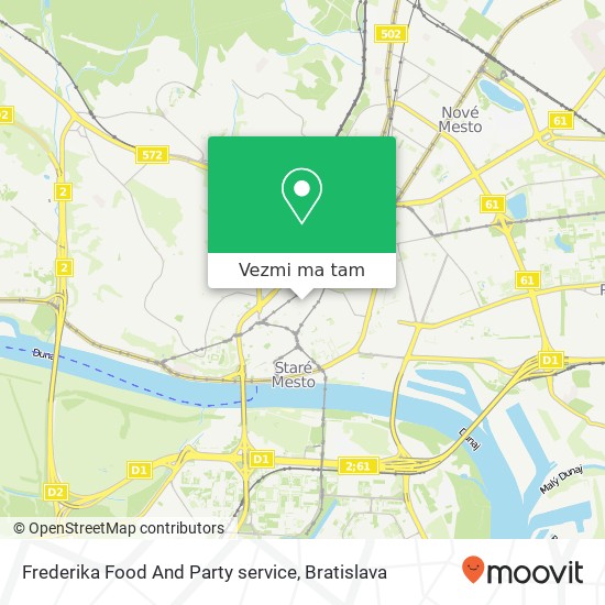 Frederika Food And Party service mapa