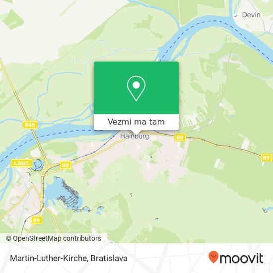 Martin-Luther-Kirche mapa