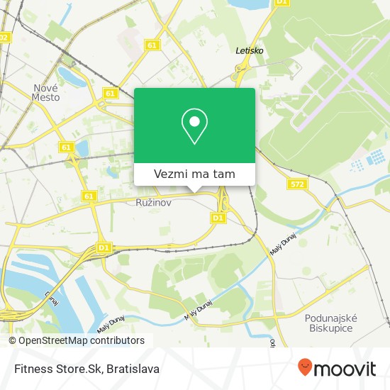 Fitness Store.Sk mapa