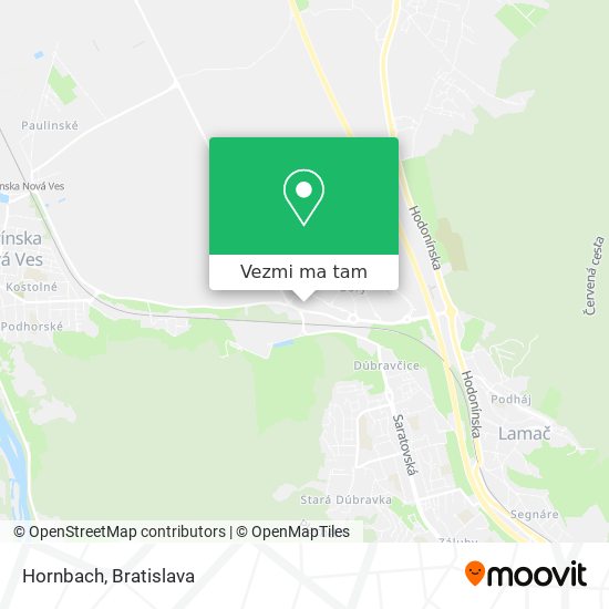 Hornbach mapa