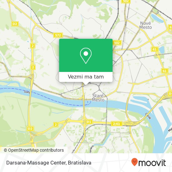 Darsana-Massage Center mapa