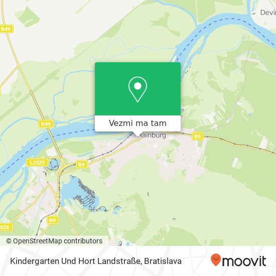 Kindergarten Und Hort Landstraße mapa