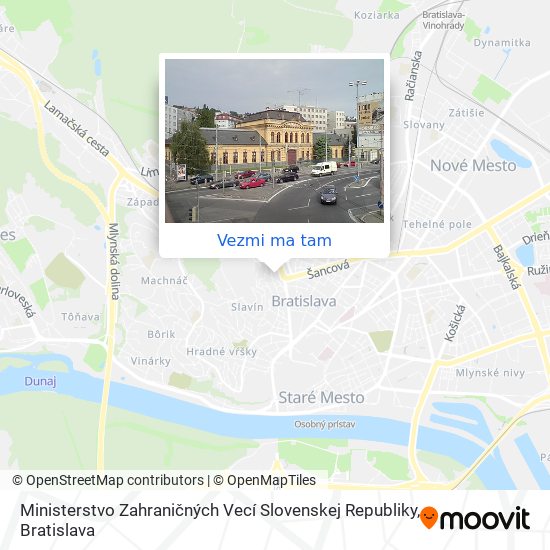 Ministerstvo Zahraničných Vecí Slovenskej Republiky mapa