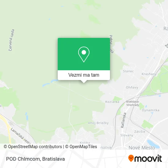 POD Chlmcom mapa