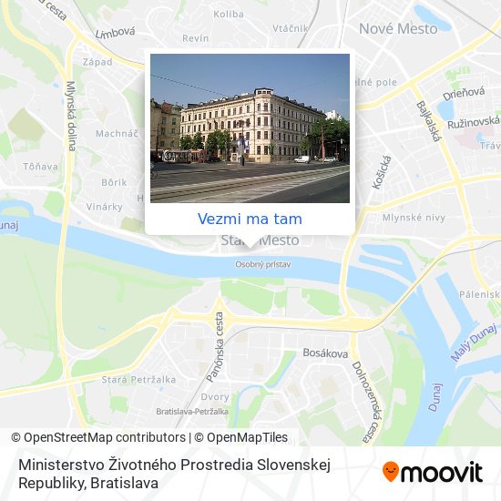 Ministerstvo Životného Prostredia Slovenskej Republiky mapa