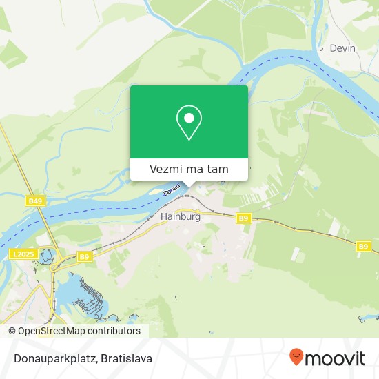 Donauparkplatz mapa