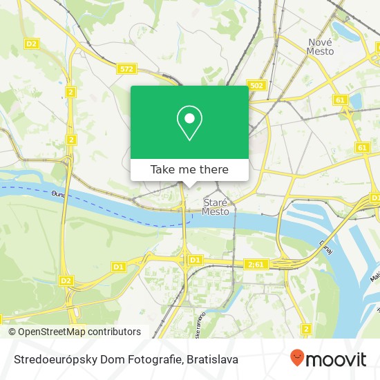 Stredoeurópsky Dom Fotografie mapa