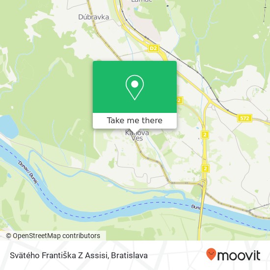 Svätého Františka Z Assisi mapa