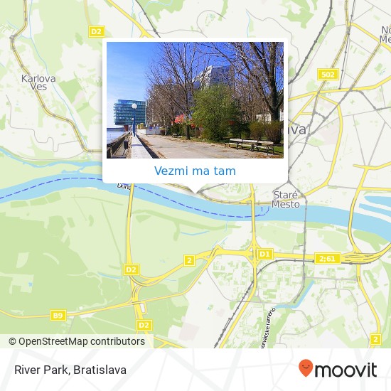 River Park mapa