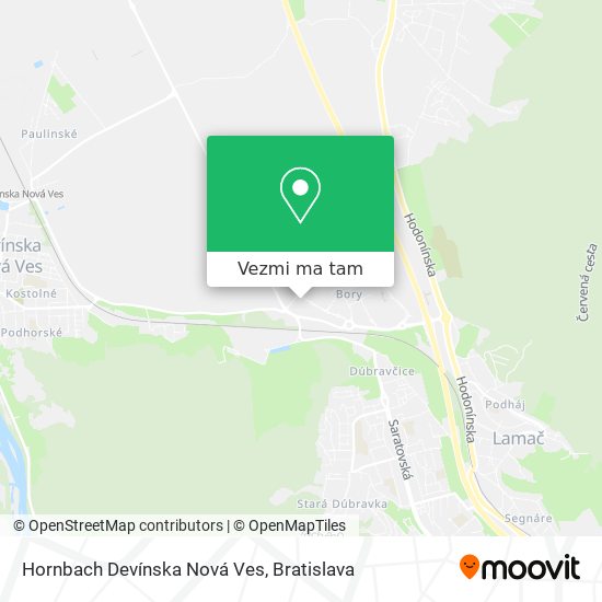 Hornbach Devínska Nová Ves mapa