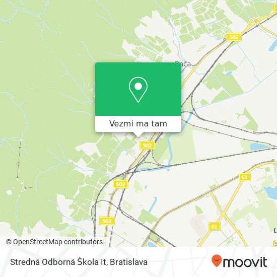 Stredná Odborná Škola It mapa