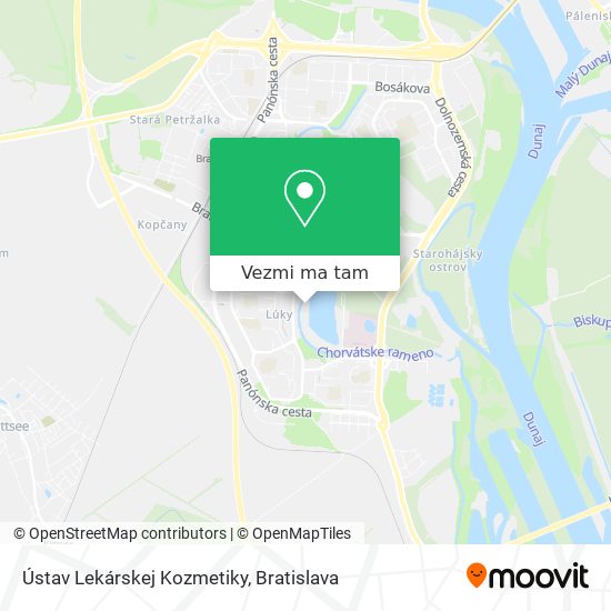 Ústav Lekárskej Kozmetiky mapa