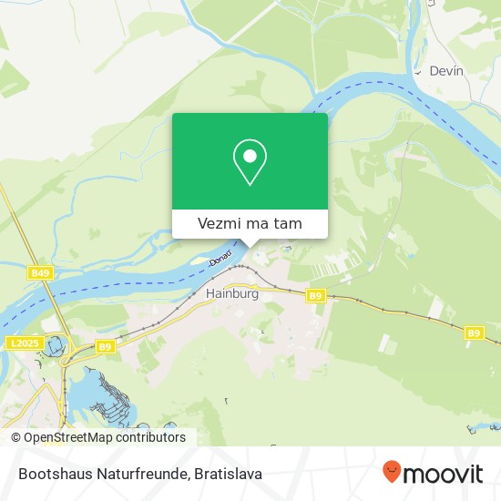 Bootshaus Naturfreunde mapa