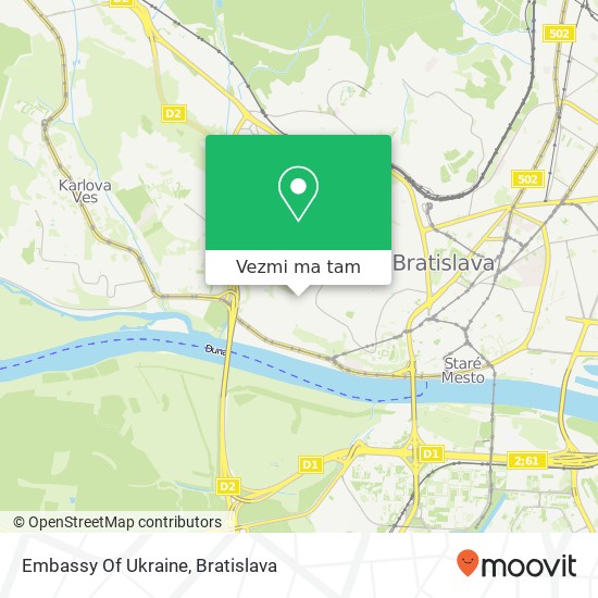 Embassy Of Ukraine mapa