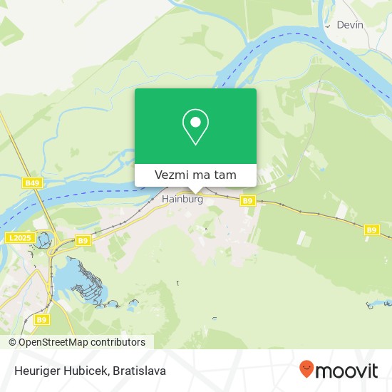 Heuriger Hubicek mapa