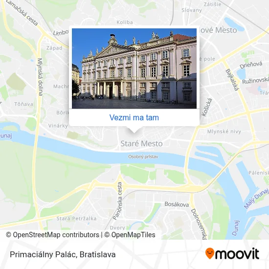Primaciálny Palác mapa