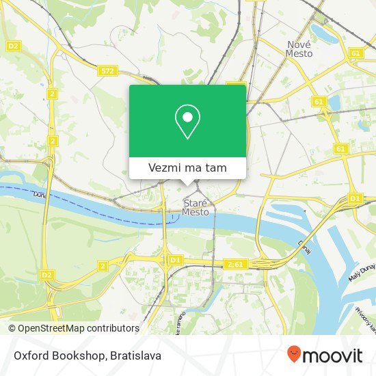 Oxford Bookshop mapa