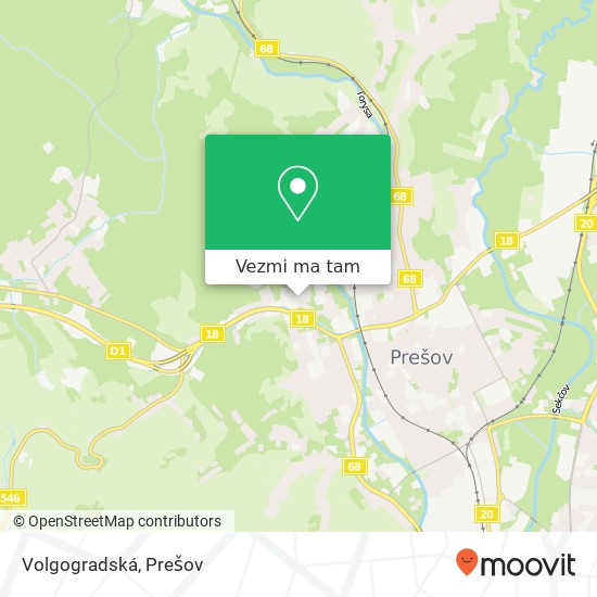 Volgogradská mapa