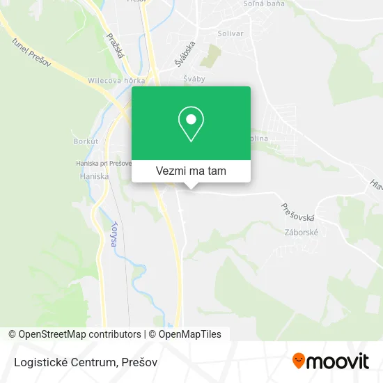 Logistické Centrum mapa