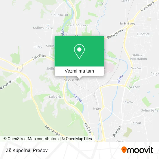 Zš Kúpeľná mapa