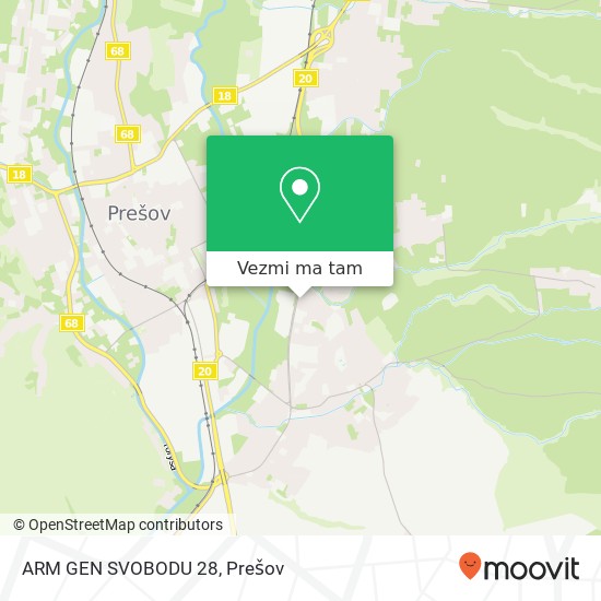 ARM GEN SVOBODU 28 mapa