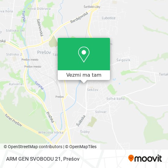 ARM GEN SVOBODU 21 mapa