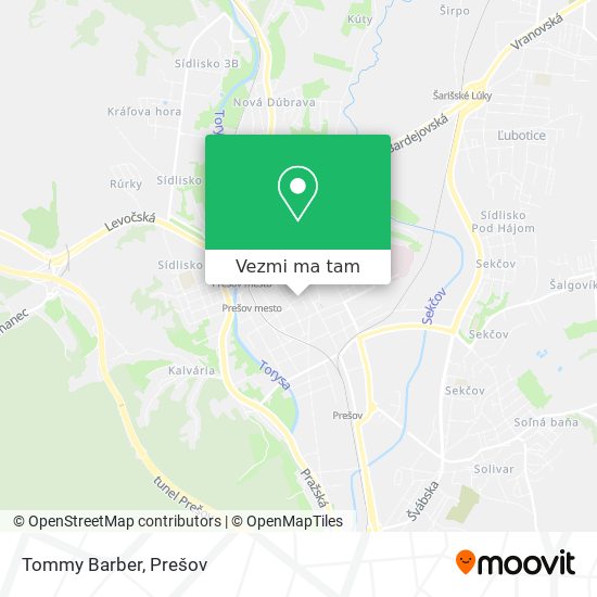 Tommy Barber mapa