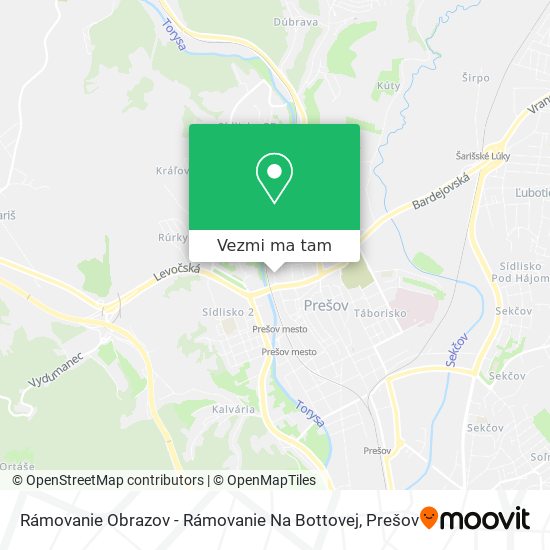 Rámovanie Obrazov - Rámovanie Na Bottovej mapa