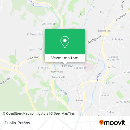 Dublin mapa