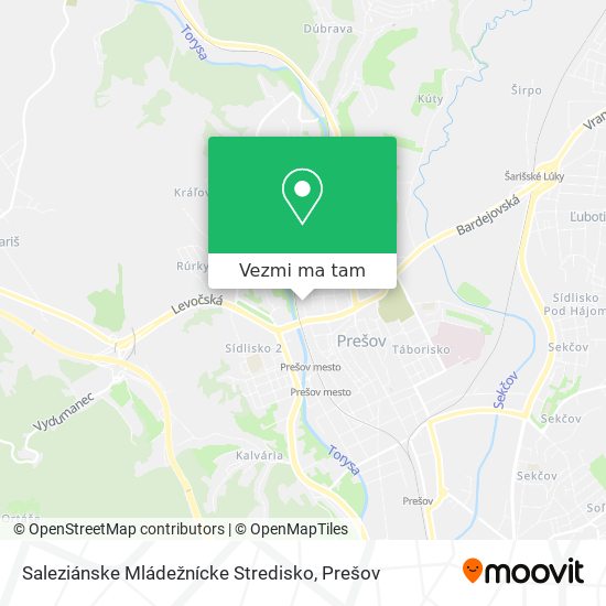 Saleziánske Mládežnícke Stredisko mapa