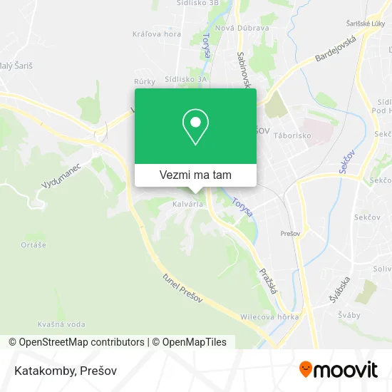 Katakomby mapa