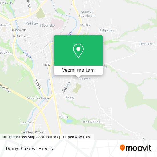 Domy Šípková mapa