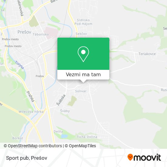 Sport pub mapa