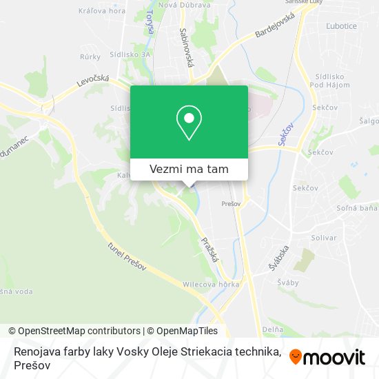 Renojava farby laky Vosky Oleje Striekacia technika mapa