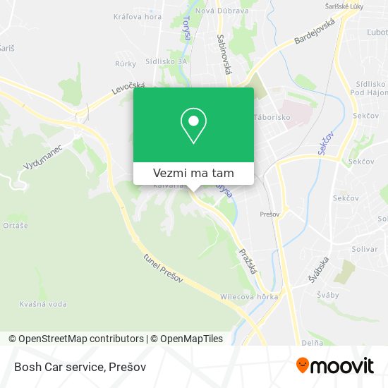 Bosh Car service mapa