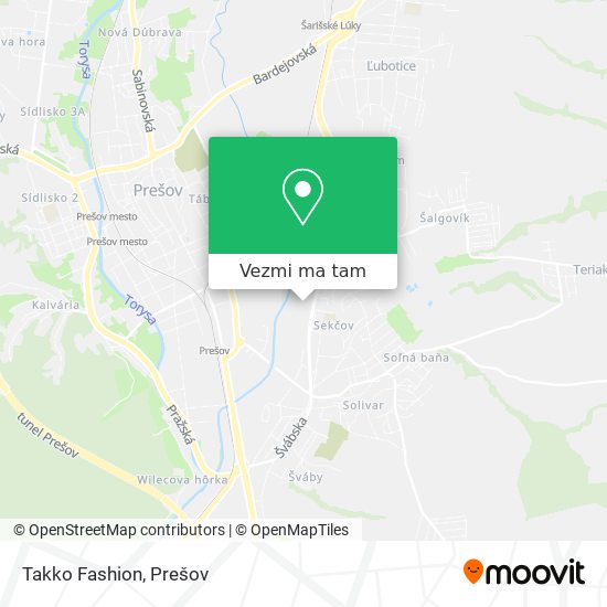 Takko Fashion mapa