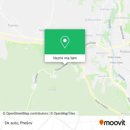 Dk auto mapa