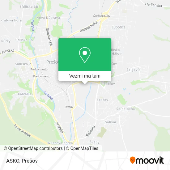 ASKO mapa