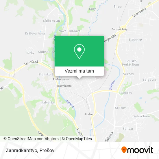 Zahradkarstvo mapa