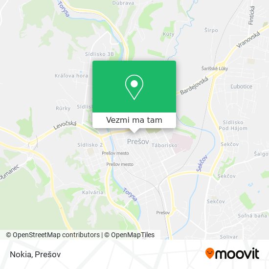 Nokia mapa