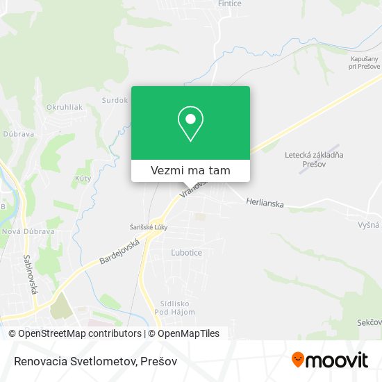 Renovacia Svetlometov mapa