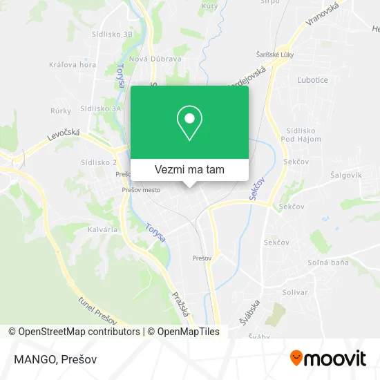 MANGO mapa