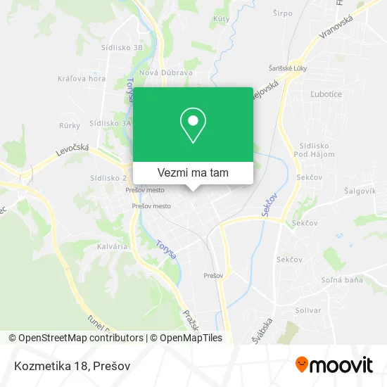 Kozmetika 18 mapa