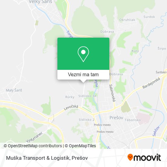 Muška Transport & Logistik mapa