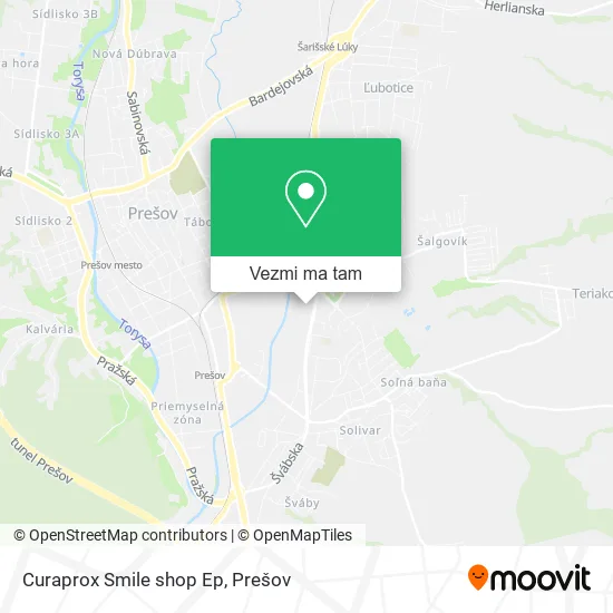 Curaprox Smile shop Ep mapa