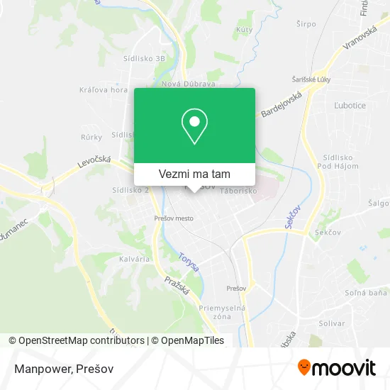 Manpower mapa