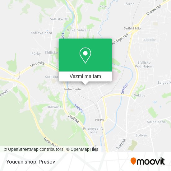 Youcan shop mapa