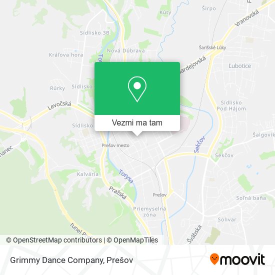 Grimmy Dance Company mapa