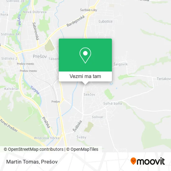 Martin Tomas mapa