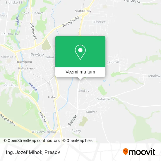 Ing. Jozef Mihok mapa
